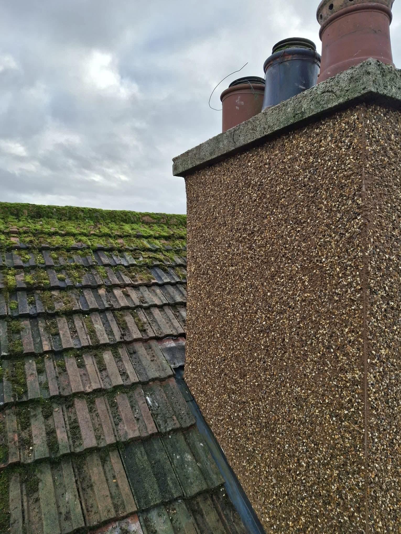 Chimney Roughcast - After